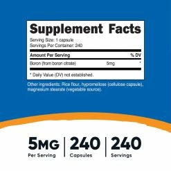 Nutricost Boron Capsules