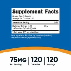Nutricost Butterbur Extract Capsules Best Sellers