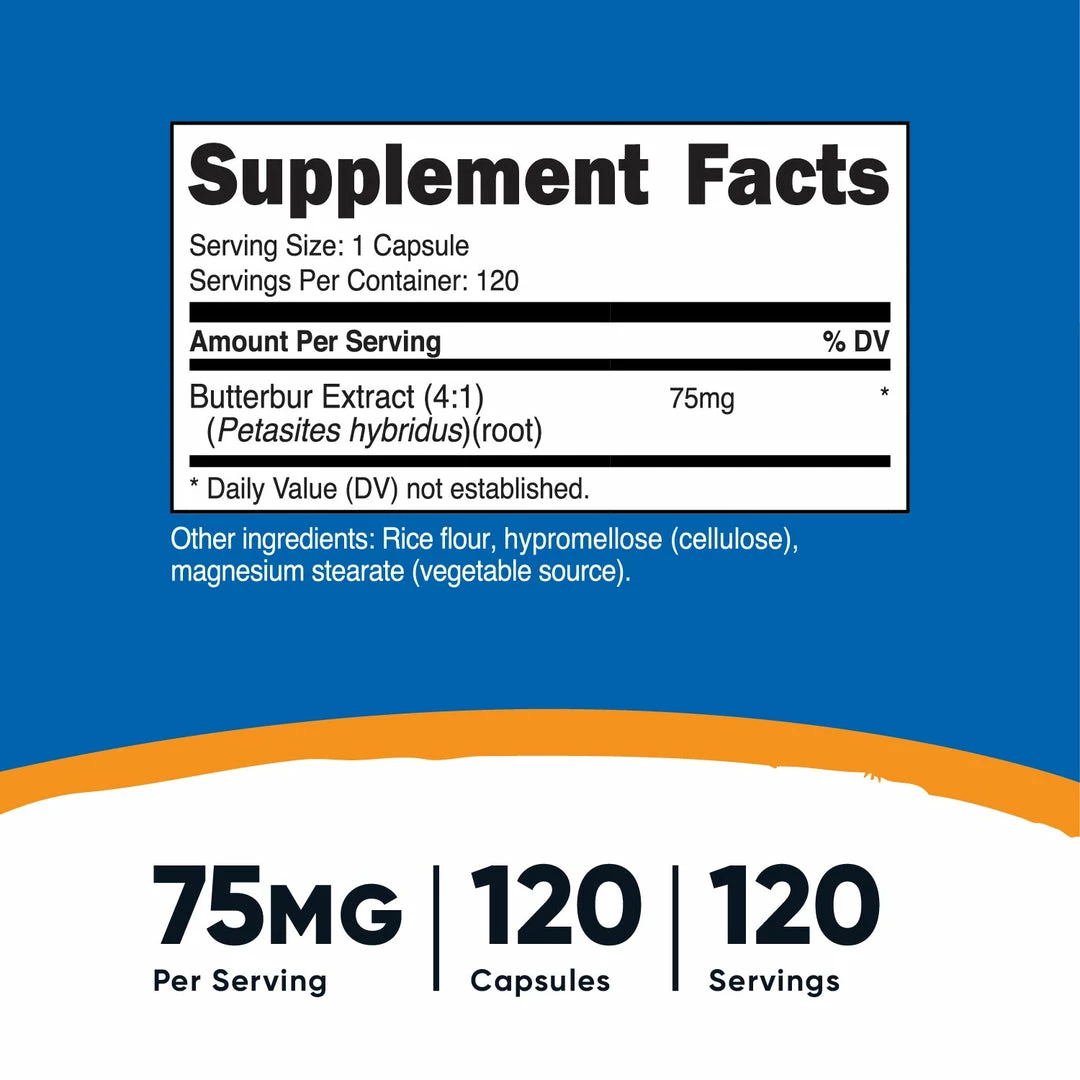 Nutricost Butterbur Extract Capsules Best Sellers