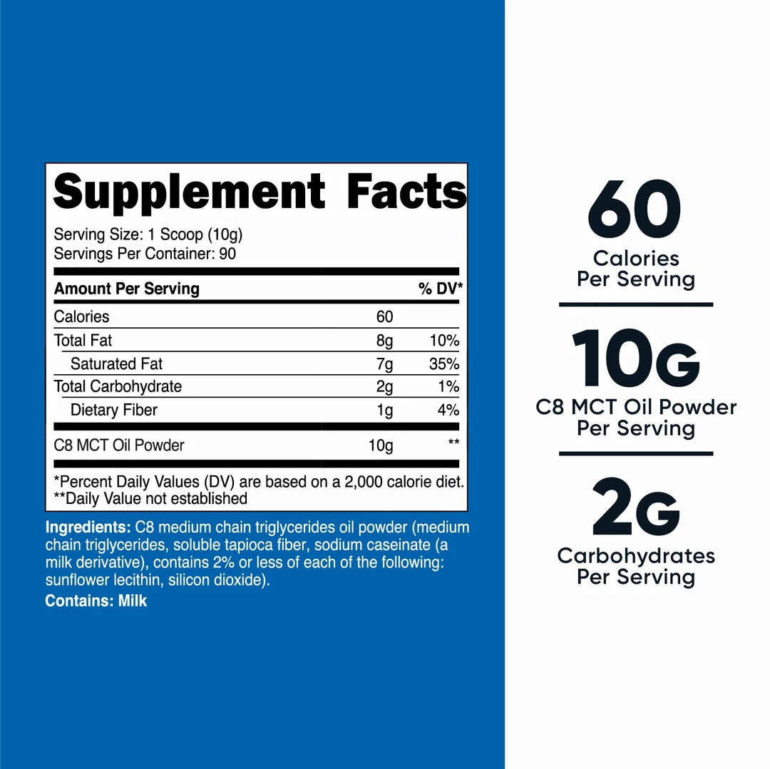 Nutricost C8 MCT Oil Powder