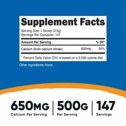 Nutricost Calcium Citrate Powder