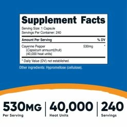 Nutricost Cayenne Pepper Capsules