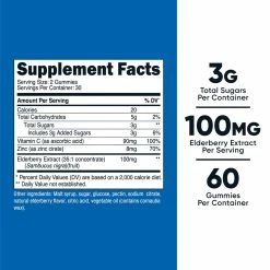Antioxidants Nutricost Elderberry Gummies
