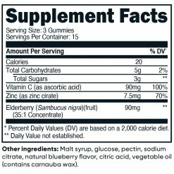 Nutricost Elderberry Gummies (45 Gummies) Antioxidants