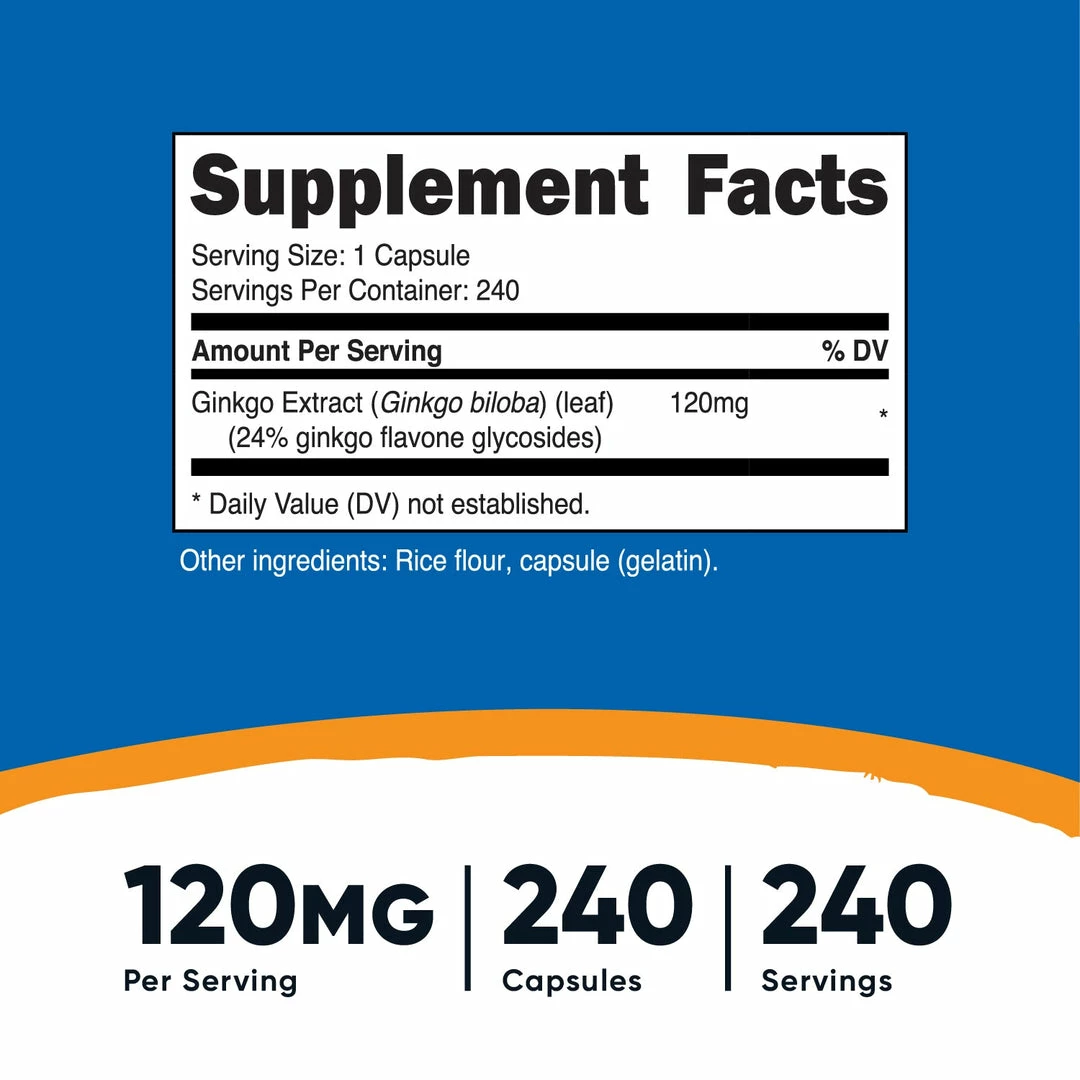 Nutricost Ginkgo Biloba Capsules