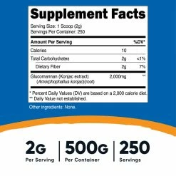 Best Sellers Nutricost Glucomannan Powder