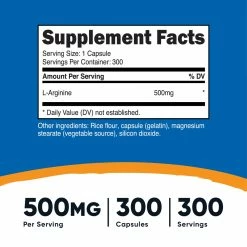 Nutricost L-Arginine Capsules Amino Acids