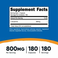 Nutricost L-Glutamine Capsules