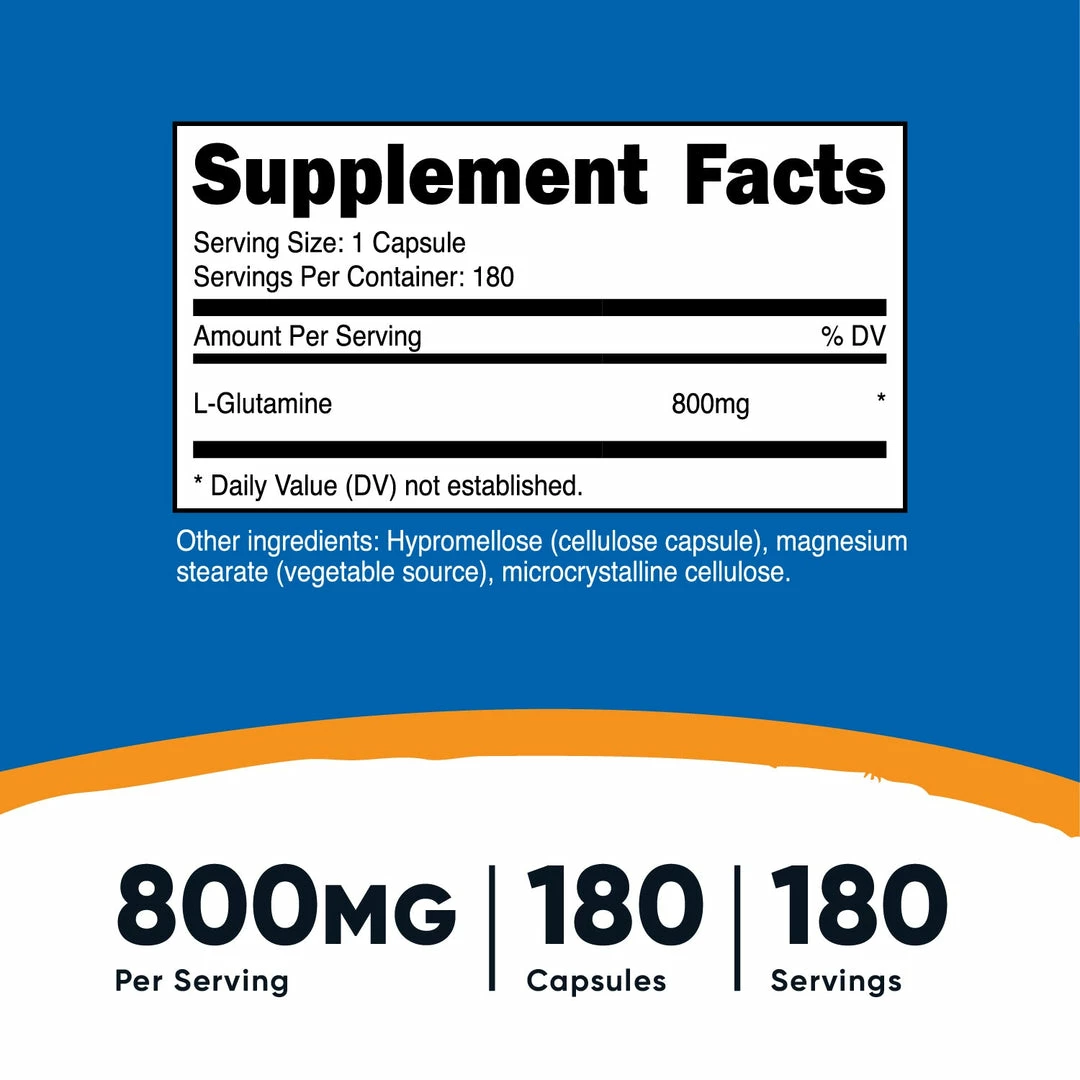 Nutricost L-Glutamine Capsules