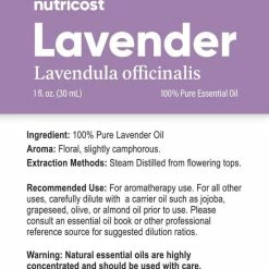 Best Sellers Nutricost Essential Oils (100% Pure Oregano, Peppermint, Melaleuca, Or Lavender Oil)