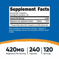 Nutricost Magnesium Citrate Capsules