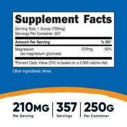 Nutricost Magnesium Glycinate Powder