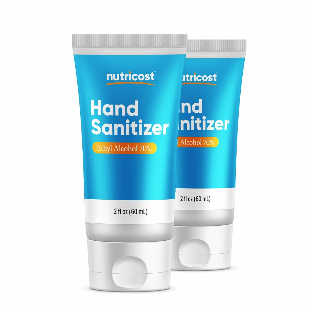 Nutricost Hand Sanitizer Gel (2 Pack)