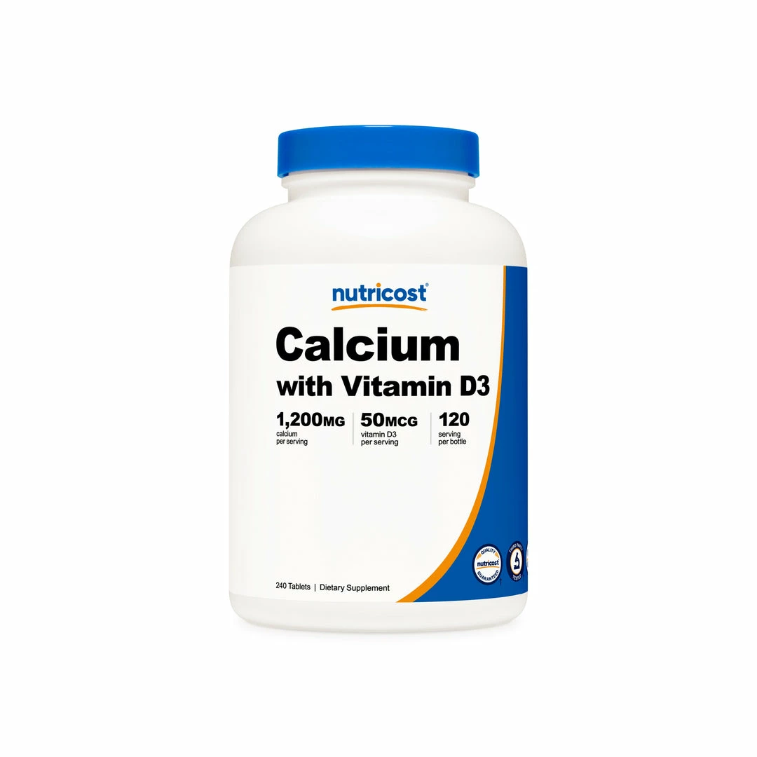 Nutricost Calcium (with Vitamin D3) Tablets