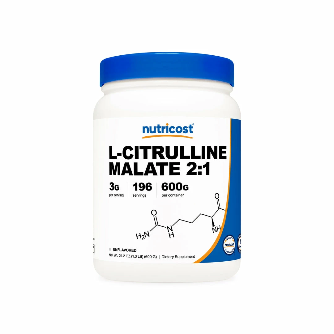 Nutricost L-Citrulline Malate (2:1) Unflavored Powder Amino Acids