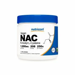 Nutricost N-Acetyl Cysteine (NAC) Vegetarian Powder Amino Acids
