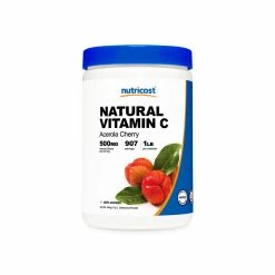 Nutricost Natural Vitamin C (Acerola Cherry) Powder