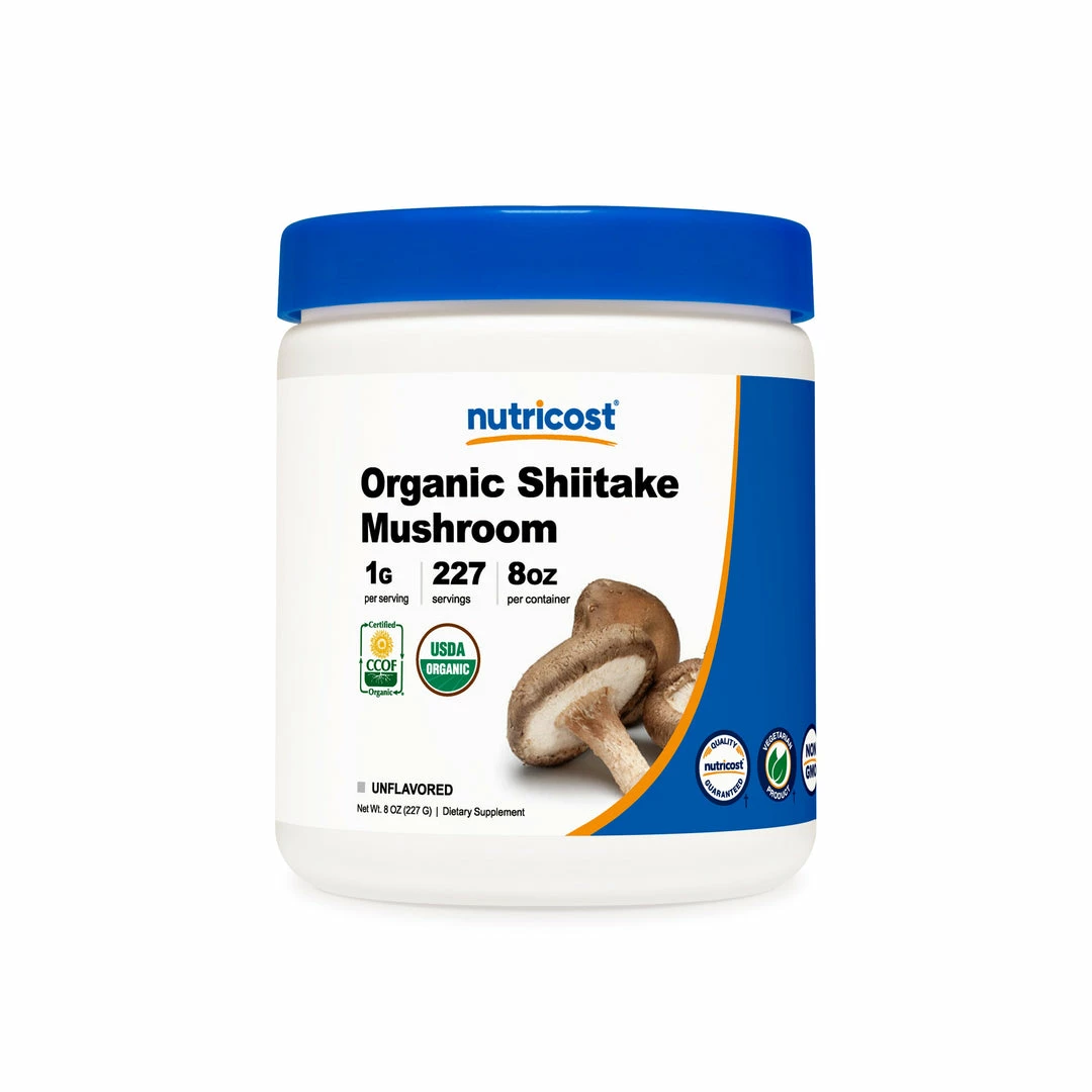 Nutricost Organic Shiitake Mushroom Powder Antioxidants