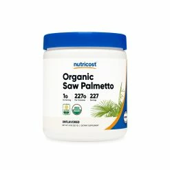 Nutricost Organic Saw Palmetto Powder (8 OZ)