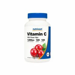 Antioxidants Nutricost Vitamin C With Rose Hips Capsules