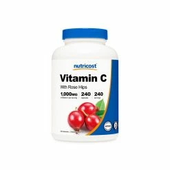 Antioxidants Nutricost Vitamin C With Rose Hips Capsules