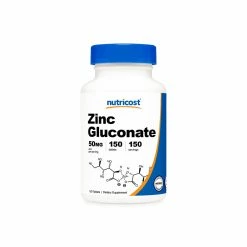 Antioxidants Nutricost Zinc Gluconate Capsules