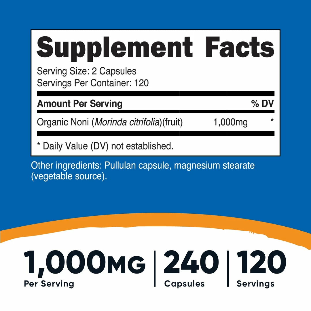 Nutricost Noni Capsules Heart Health