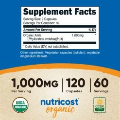 Antioxidants Nutricost Organic Amla Capsules