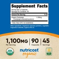 Nutricost Organic Cordyceps Capsules Best Sellers