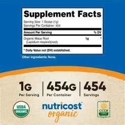 Best Sellers Nutricost Organic Maca Root Powder