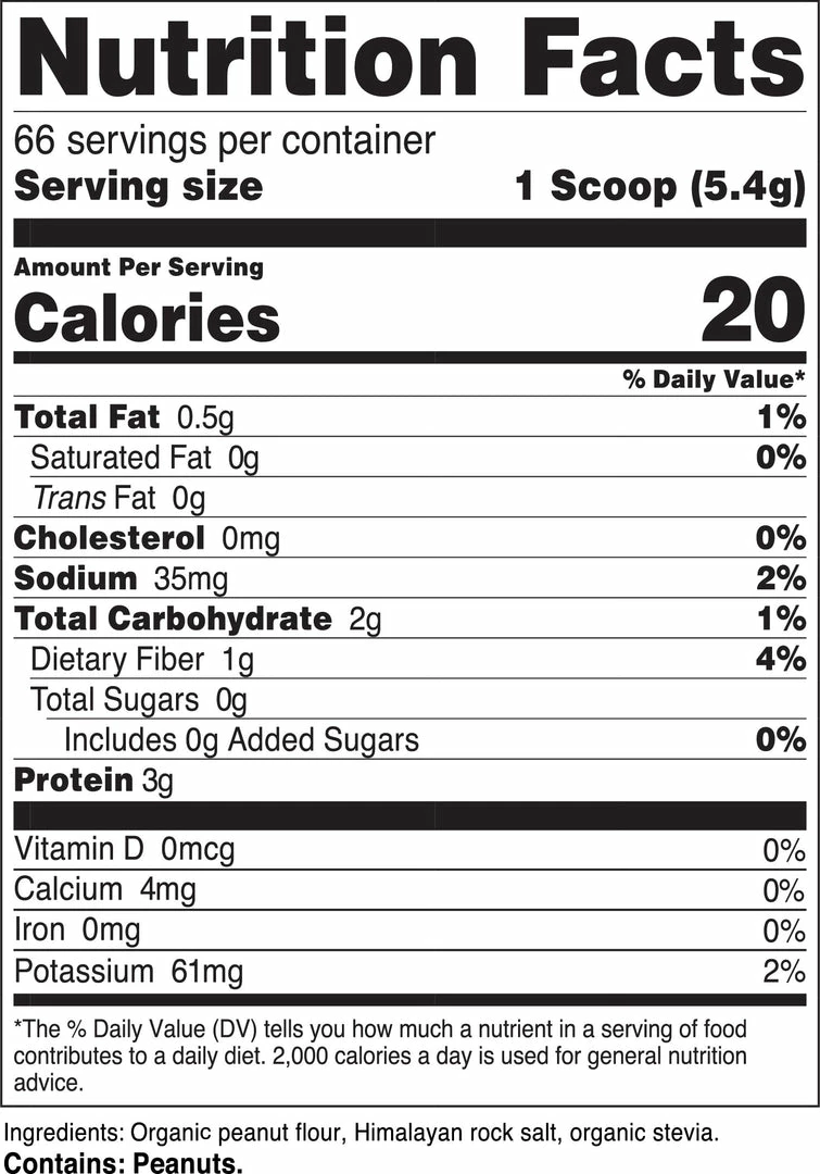 Nutricost Organic Peanut Butter Powder