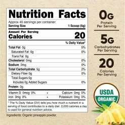 Nutricost Organic Pineapple Juice Powder