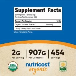 Nutricost Organic Turmeric Powder Best Sellers