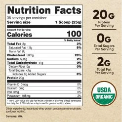 Best Sellers Nutricost Organic Whey Protein Powder