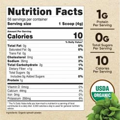 Nutricost Organic Spinach Powder Antioxidants