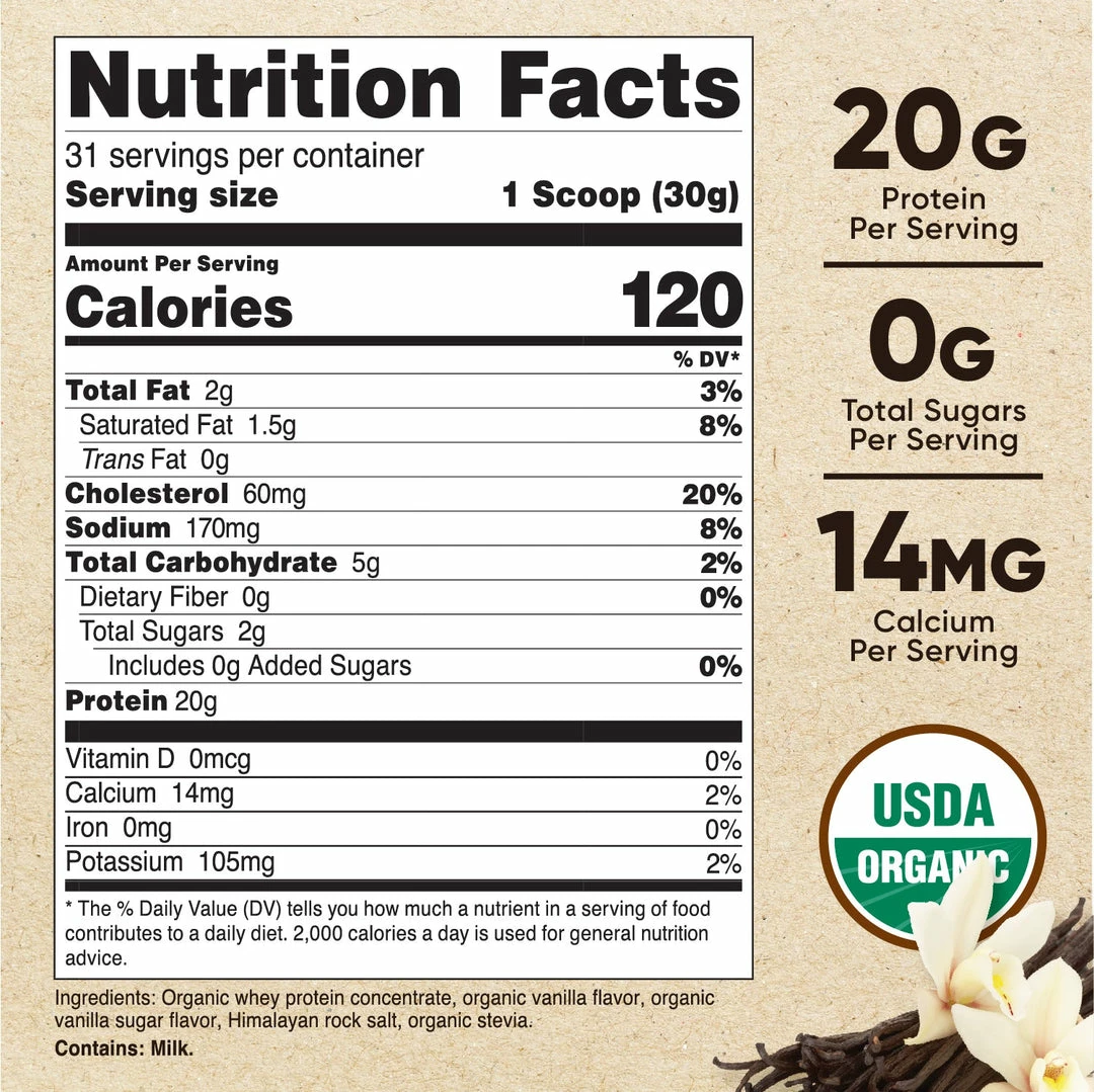 Best Sellers Nutricost Organic Whey Protein Powder