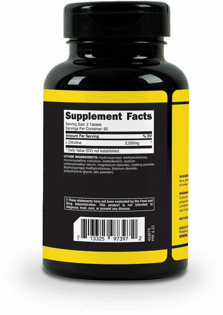PrimaForce Supplements Primaforce L-Citrulline