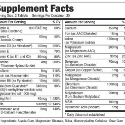 Nutricost Postnatal Multivitamin Tablets Minerals