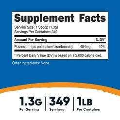 Nutricost Potassium Bicarbonate Powder