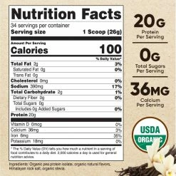 Nutricost Organic Pea Protein Isolate Powder