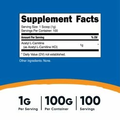 Nutricost Acetyl L-Carnitine Powder