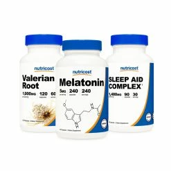 Best Sellers Nutricost Better Sleep Bundle (Valerian Root, Sleep Aid Complex, Melatonin)