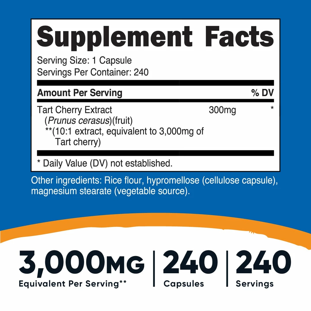 Best Sellers Nutricost Tart Cherry Extract Capsules