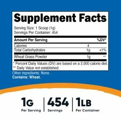 Nutricost WheatGrass Powder