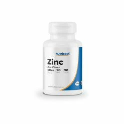 Nutricost Zinc (Zinc Citrate) Tablets Antioxidants
